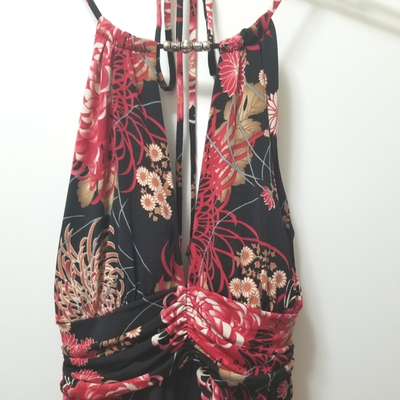 Speechless Floral Print Halter Top - Picture 5 of 8